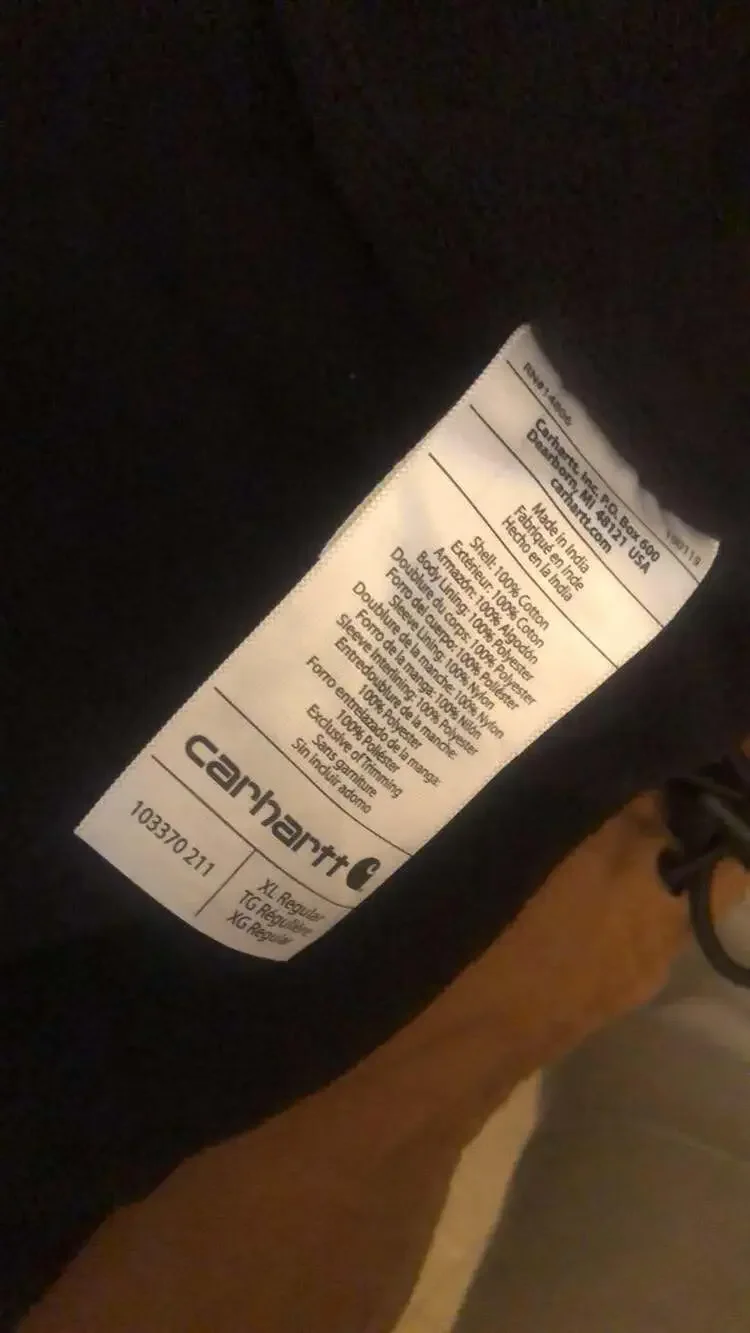 Carhartt Full Swing Armstrong Active Work Jacket Brown Carhartt Brown With Tags